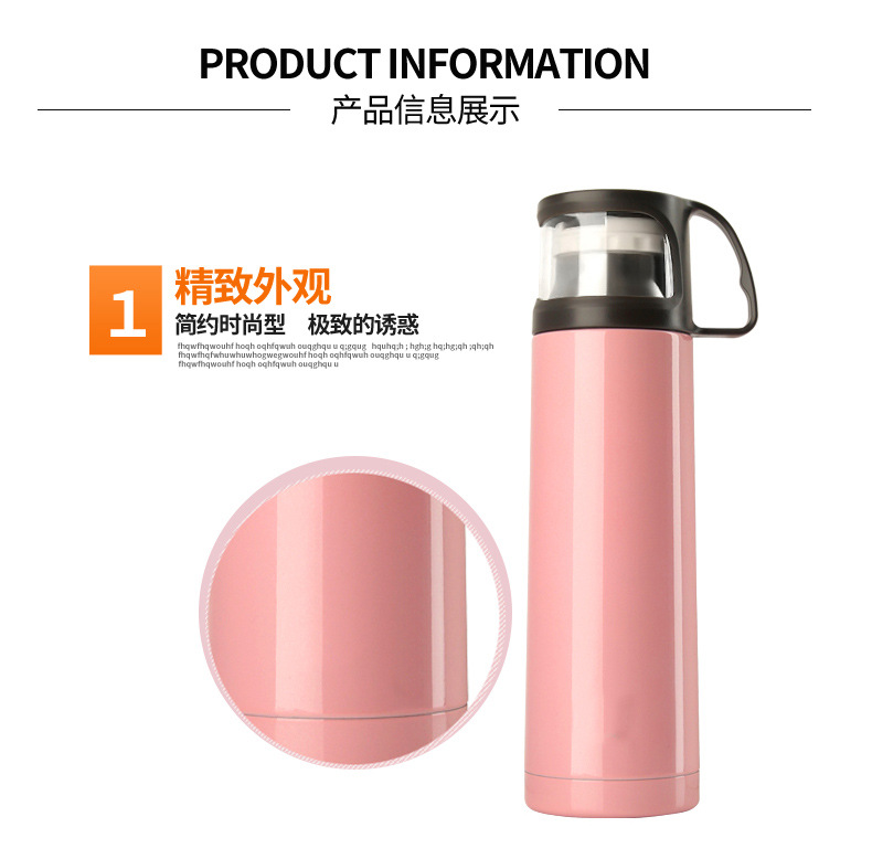新款透明蓋不銹鋼保溫杯批發時尚創意車載水杯(含轉印) 4