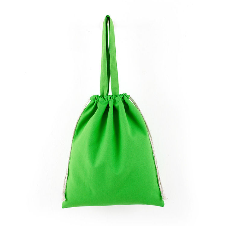 Thumbnail: 12A Drawstring Drawstring Shoulder Tote Bag 34*39cm (Multicolor)