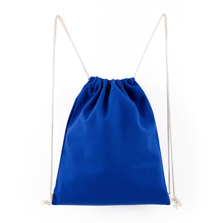 Thumbnail: 12 Ann Canvas Backpack with Drawstring Drawstring 34*39cm (Multicolor)