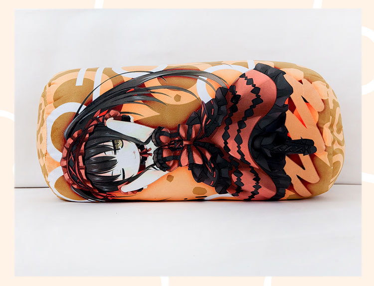 圓筒型糖果抱枕 滿版印刷 47*22cm 2