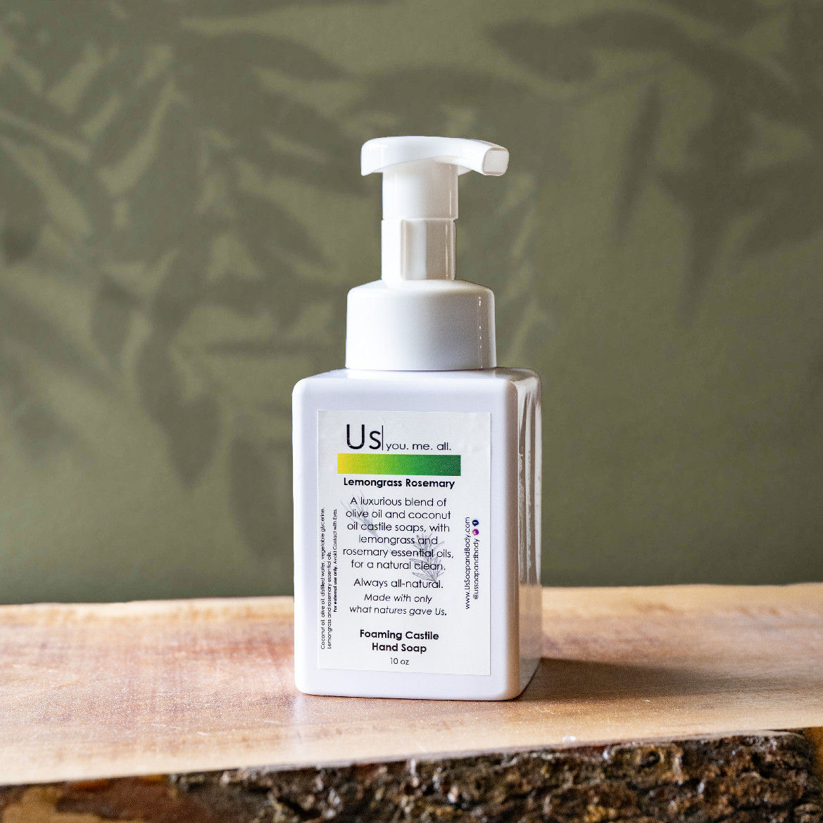 Lemongrass Tea & Rosemary Foaming Hand Soap