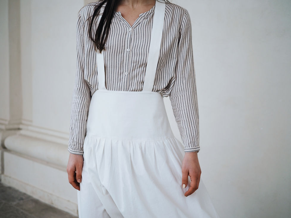 Miniatura: sukně Viola s kšandami