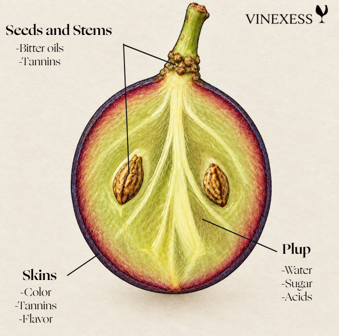 Wine Grape's Anatomy