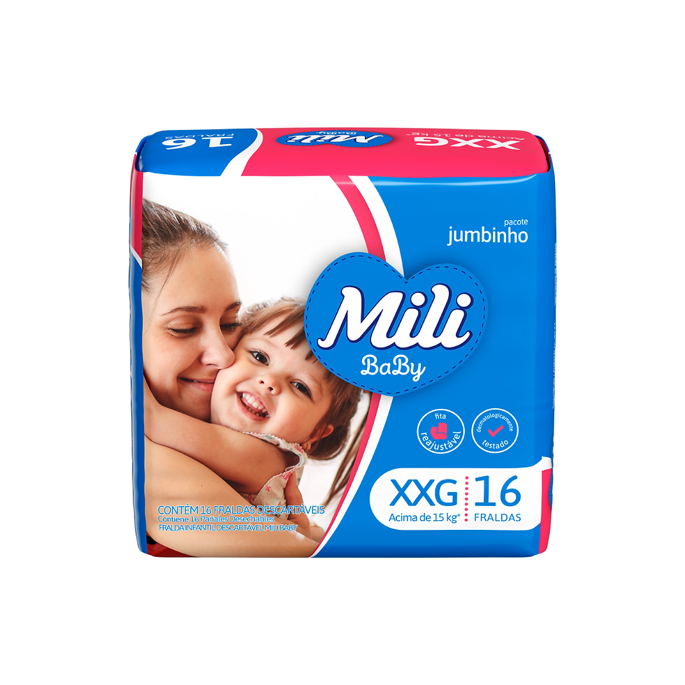 FRALDA INF. ULTRA SECA JUMBINHO TAM XXG C/16 (1007) MILI