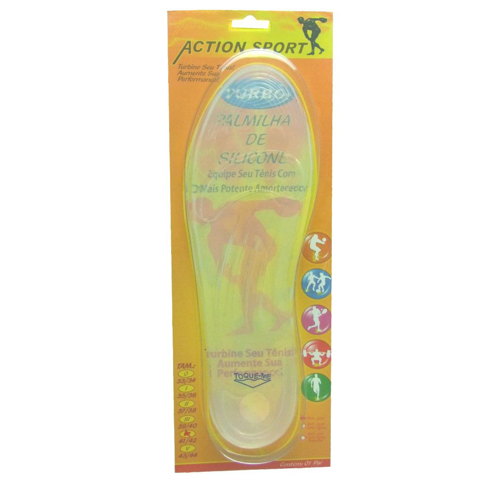 PALMILHA SILICONE 33/34  (308) - ACTION SPORT