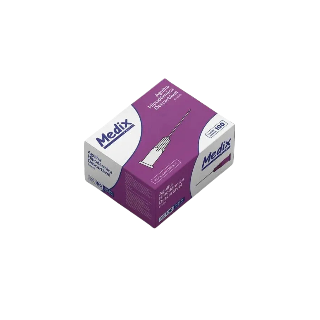 AGULHA DESC.20x5,5 C/100 MEDIX