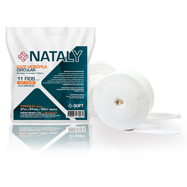 COMPRESSA GAZE QUEIJO 11 FIOS 91x91 - NATALY