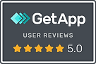 5-Sterne-Badge GetApp sync.blue®