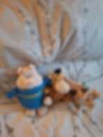 we couldn't take everyone on holiday but Perry and poppy were joined by latest cutie Orion for a week in Hereford.  drinking cider and visiting lots of places