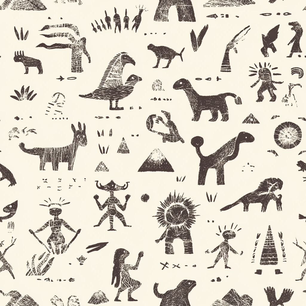 prehistoric drawings