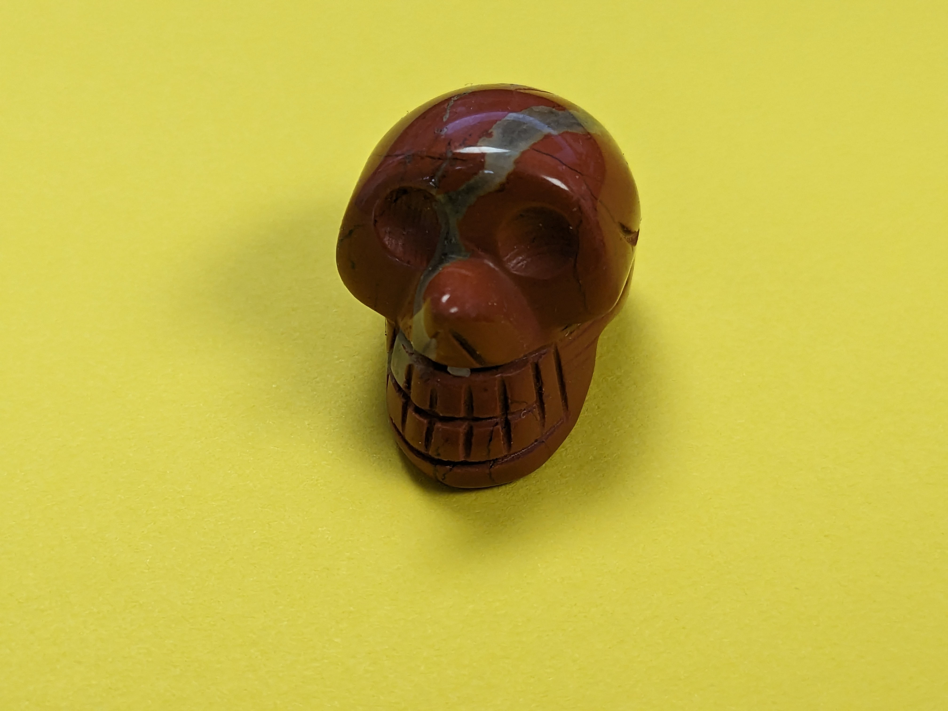 Skull, Red Jasper