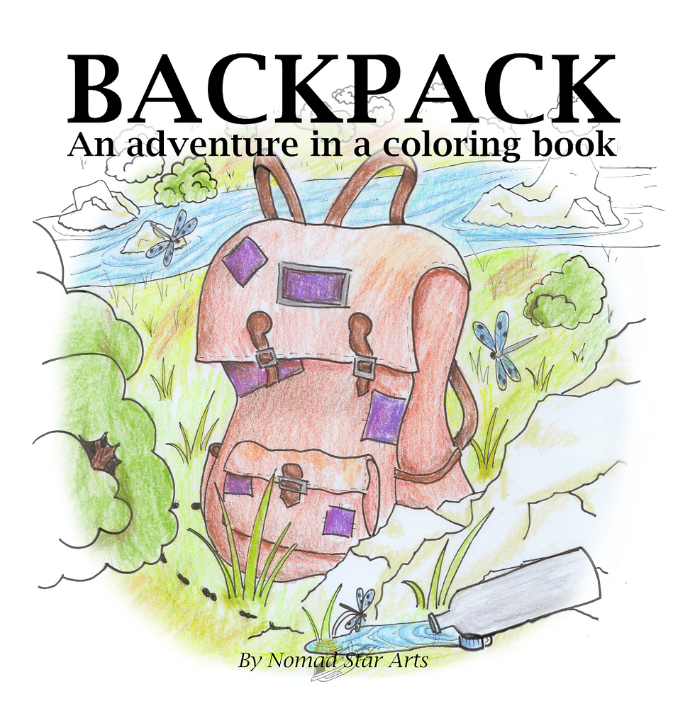 Thumbnail: Backpack coloring book - Printable PDF