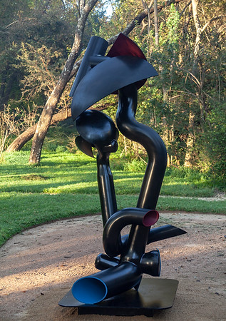 Edoardo Villa_Couple_1988_Painted steel_215 cm_Photo_Brett Rubin_Courtesy of NIROX Foundat