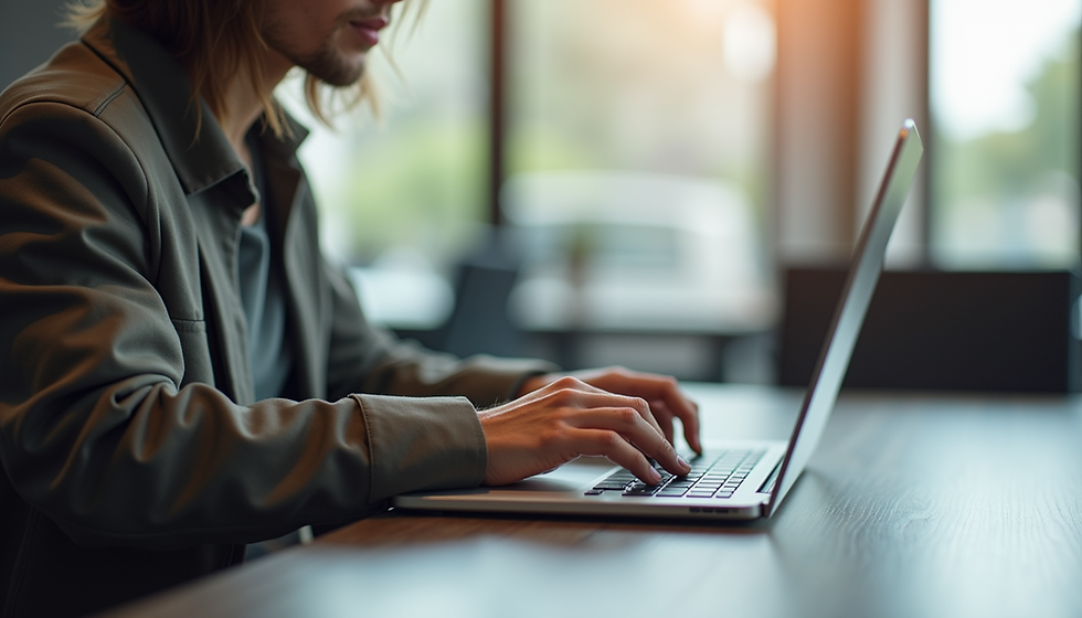 persona estudiando online para su desarrollo profesional