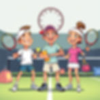 tennis players with happy faces after they get discounted items.jpg