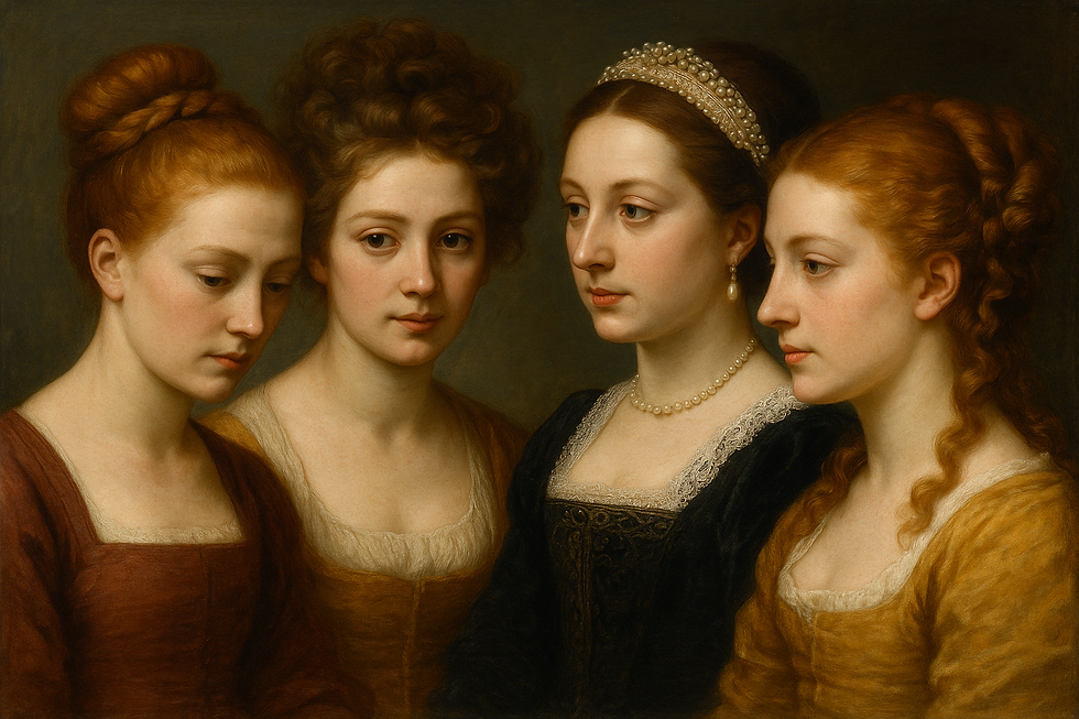 Schlossfest Neuburg 2025 - Historische Frisuren