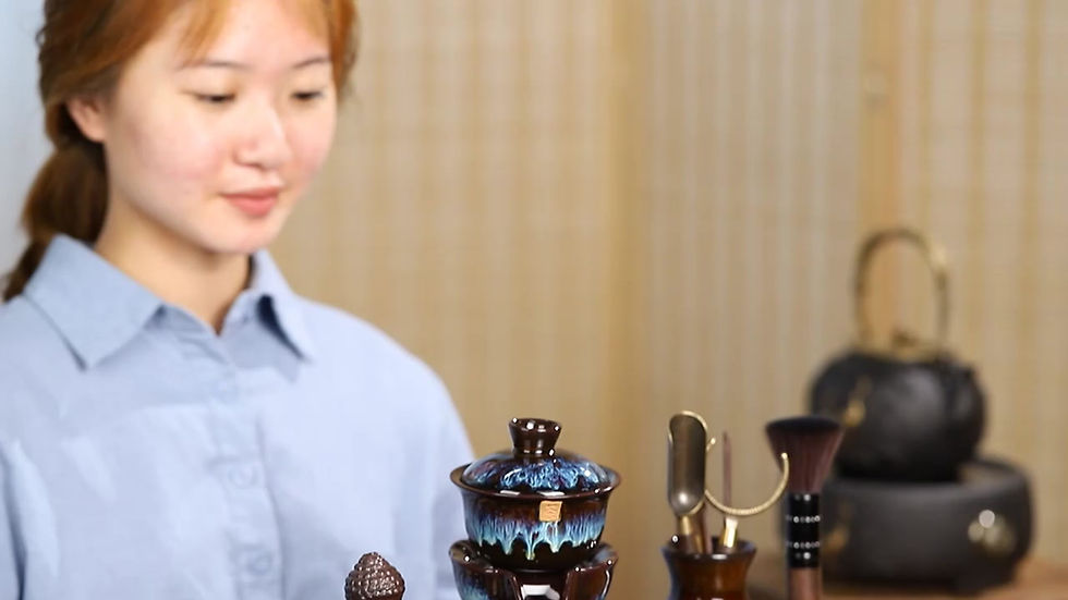 Thumbnail: 🔥Luxury Glaze Zen Tea Set🔥
