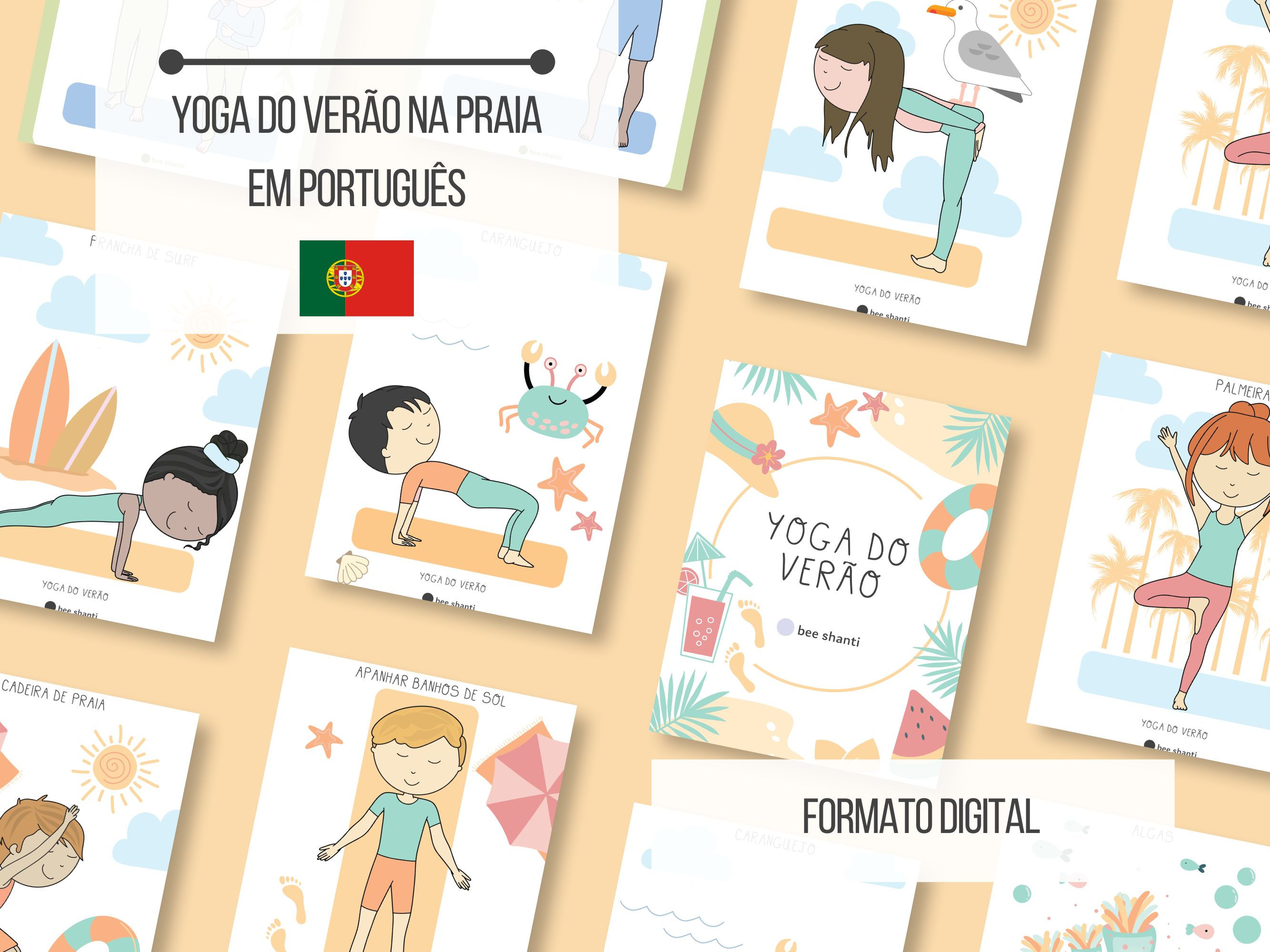 Baralho do Verão na Praia - FORMATO DIGITAL