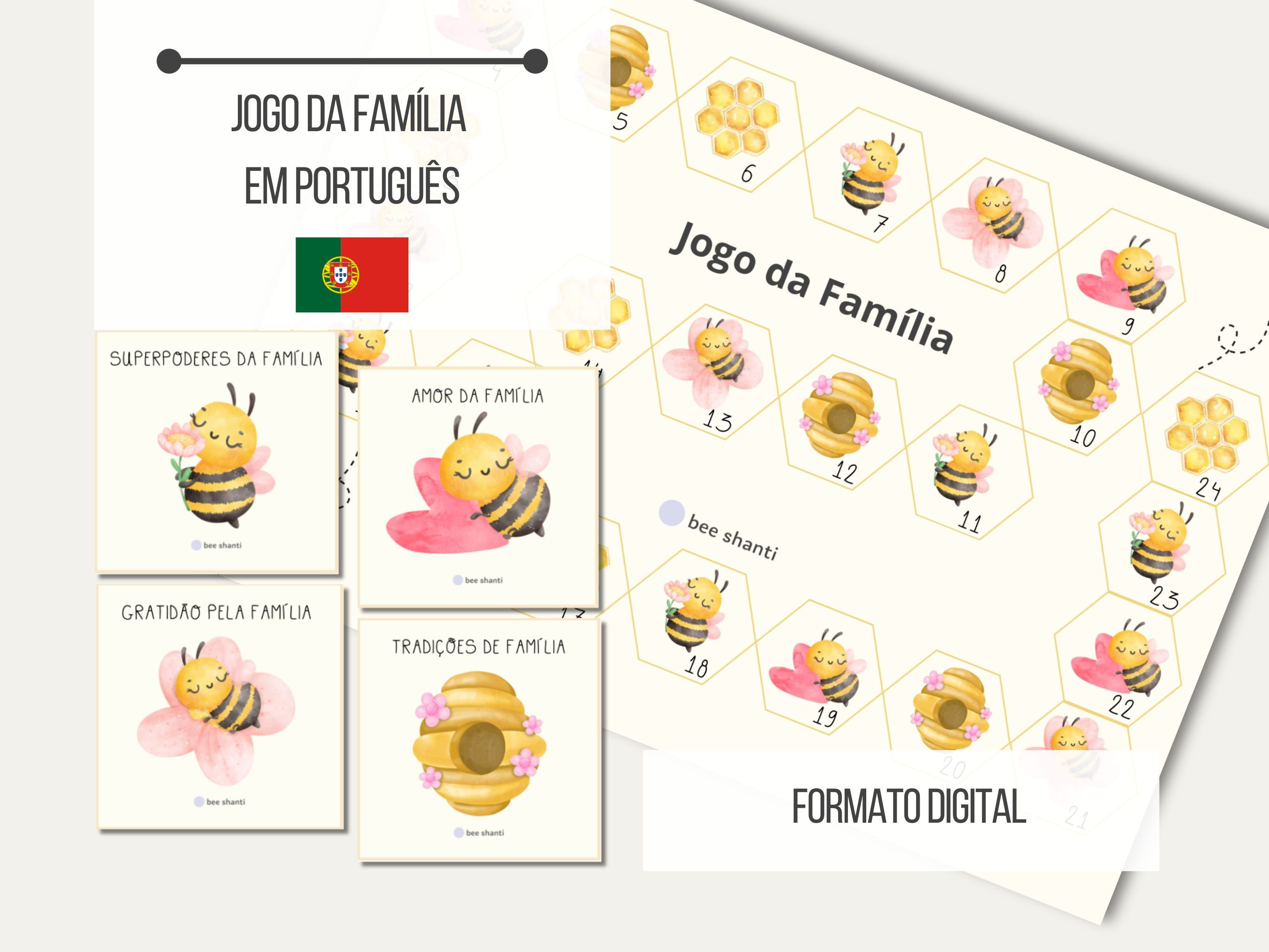 Jogo de tabuleiro da família - 5 categorias de jogo!