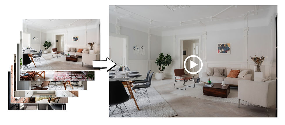 Stillbilder konverteras till rörlig media. Foton: Ina Henckel, HF Agency