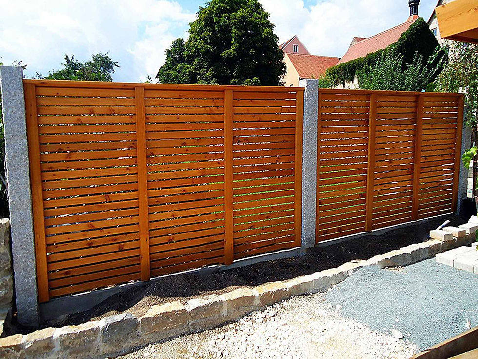 Holzzaun von Zimmerei Nusselt