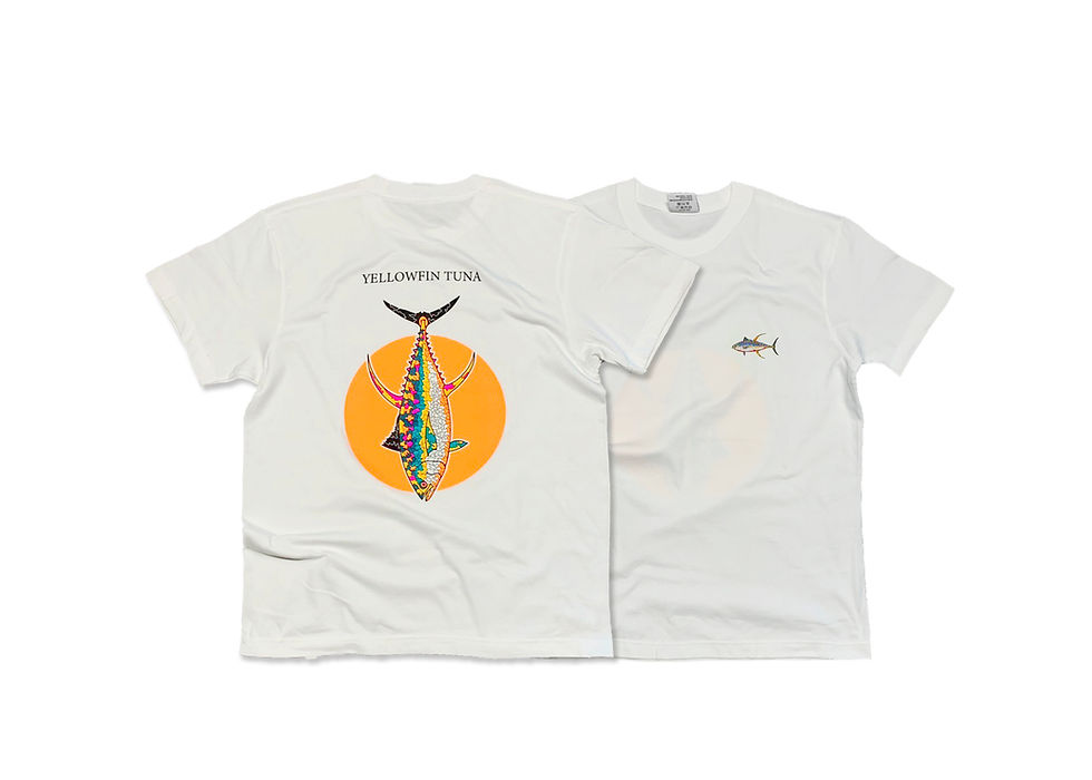 ネイビーアパレル 大人気！魚群Tシャツ L size file.jpg