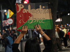 Manifestaciones pro-Palestina frente a embajada de Israel en México