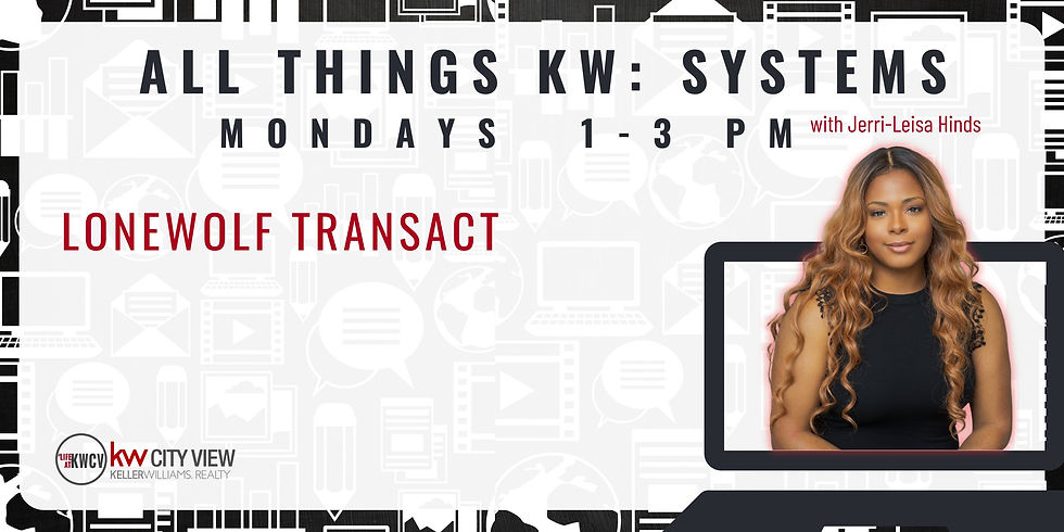 LoneWolf Transact: With Jerri-Leisa Hinds