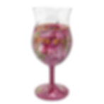 Glass Rose Miriam Cup