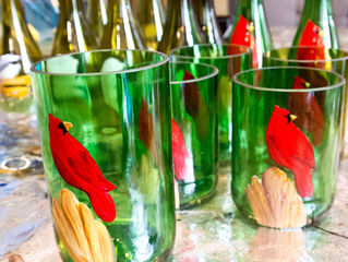 Eye-level view of a stunning glass catching sunlight