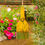 Thumbnail: Wind Chime - Recycled Glass Hand Painted Honey Amber Suncatcher