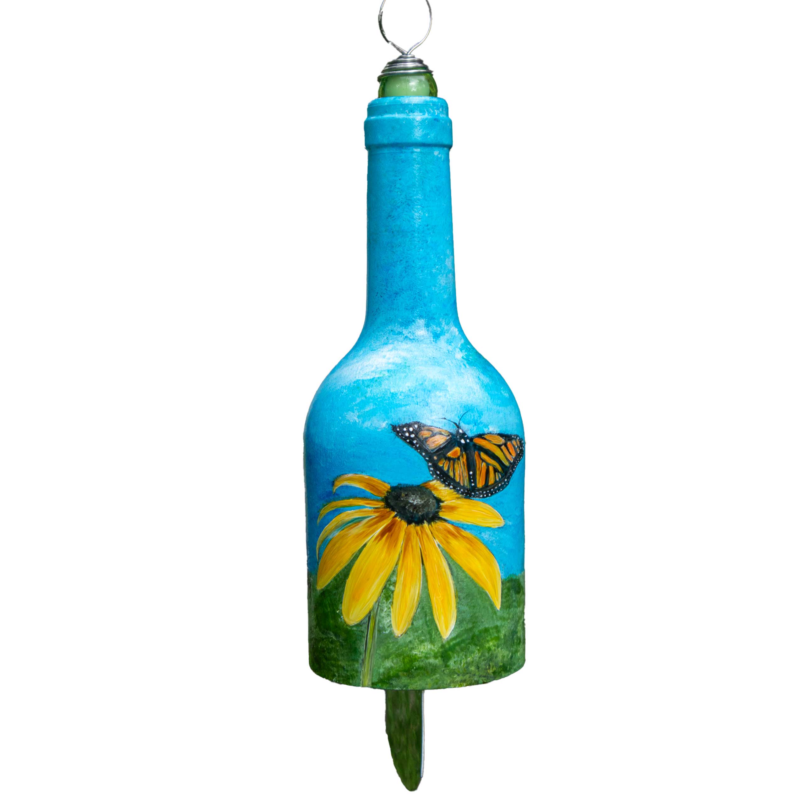 Butterfly and Black-Eyed Susan wind chime