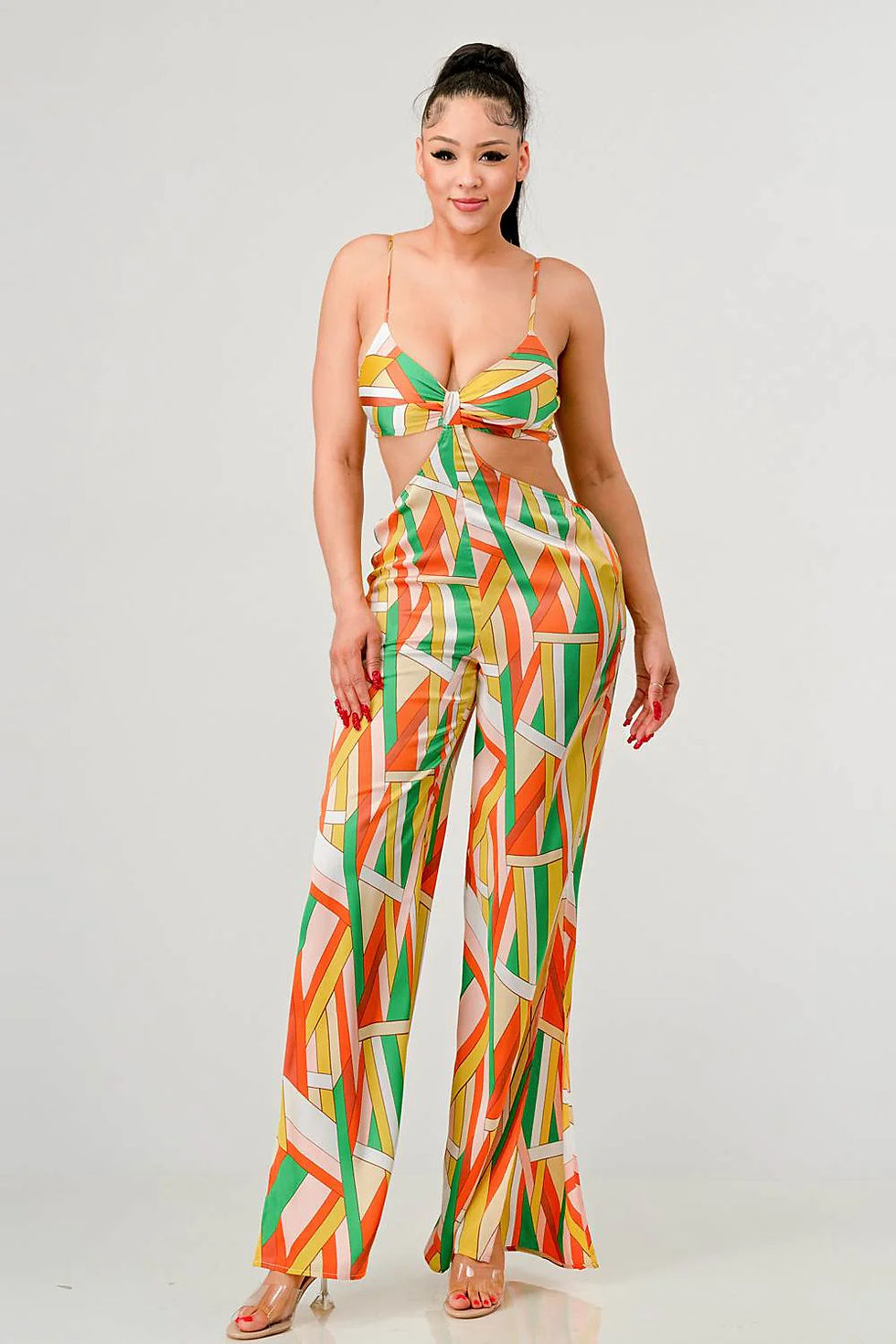 Splash Palazzo Jumpsuit