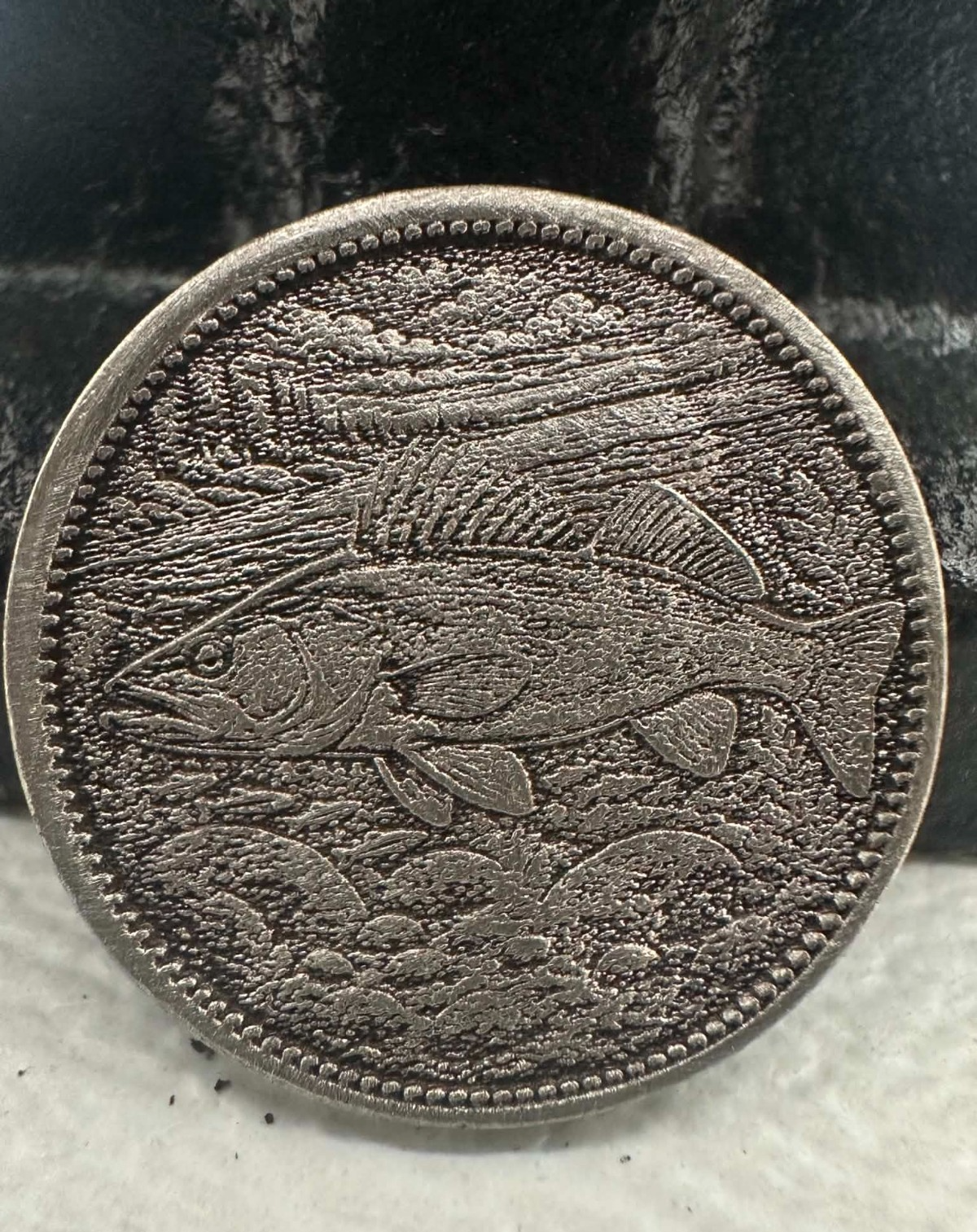 Hobo Nickel - "Walleye" - Genuine Buffalo Nickel