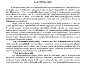 DİSİPLİN SORUŞTURMALARINDA KEYFİYETE SON!