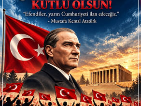 29 Ekim Cumhuriyet Bayramımız kutlu olsun!