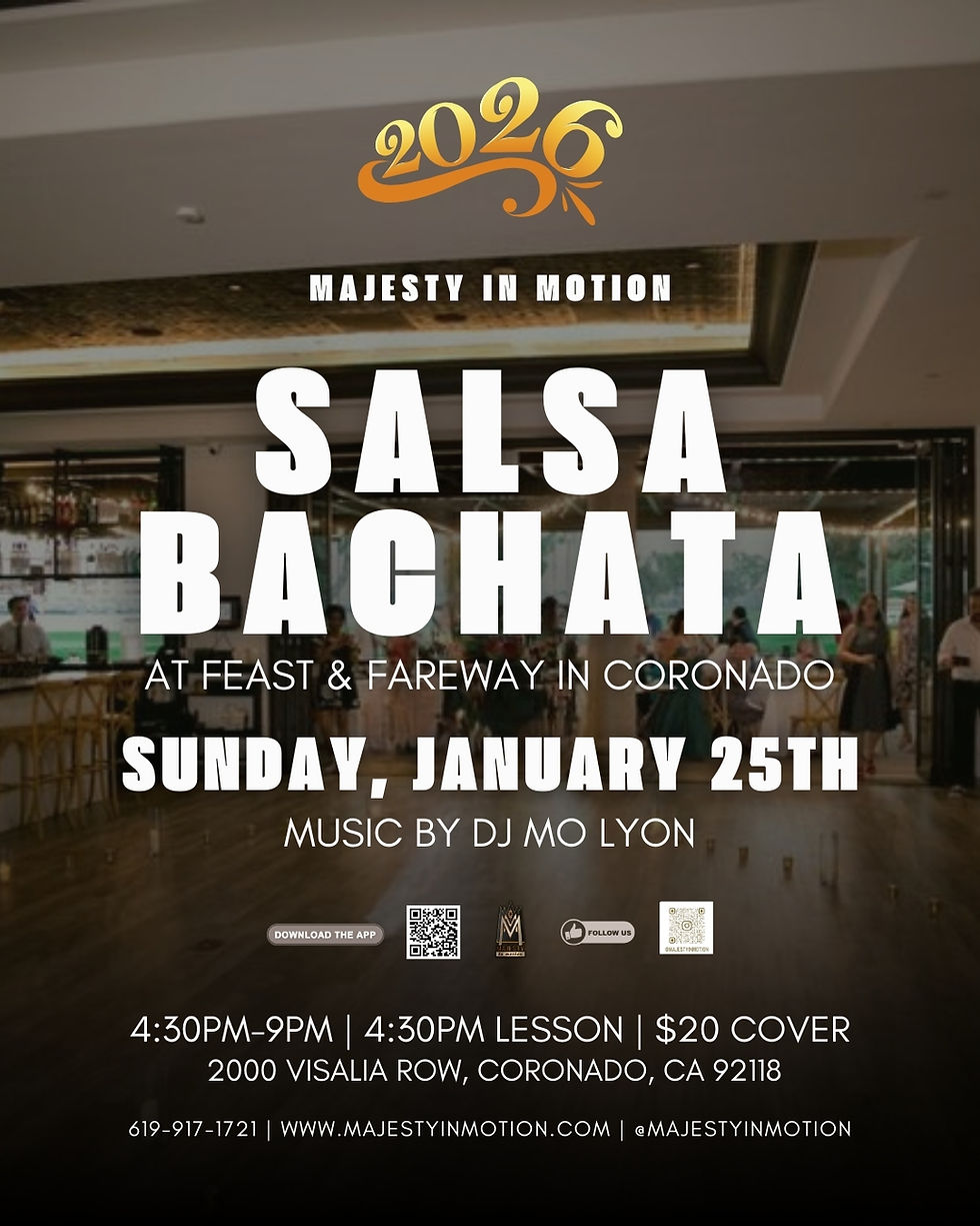 Salsa & Bachata at Feast & Fareway in Coronado