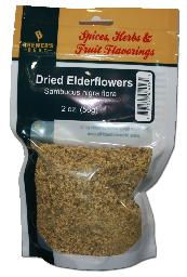 BREWER'S BEST® DRIED ELDER- FLOWERS 2 OZ(2416)