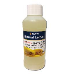 NATURAL LEMON FLAVORING EXTRACT 4 OZ.(3714)