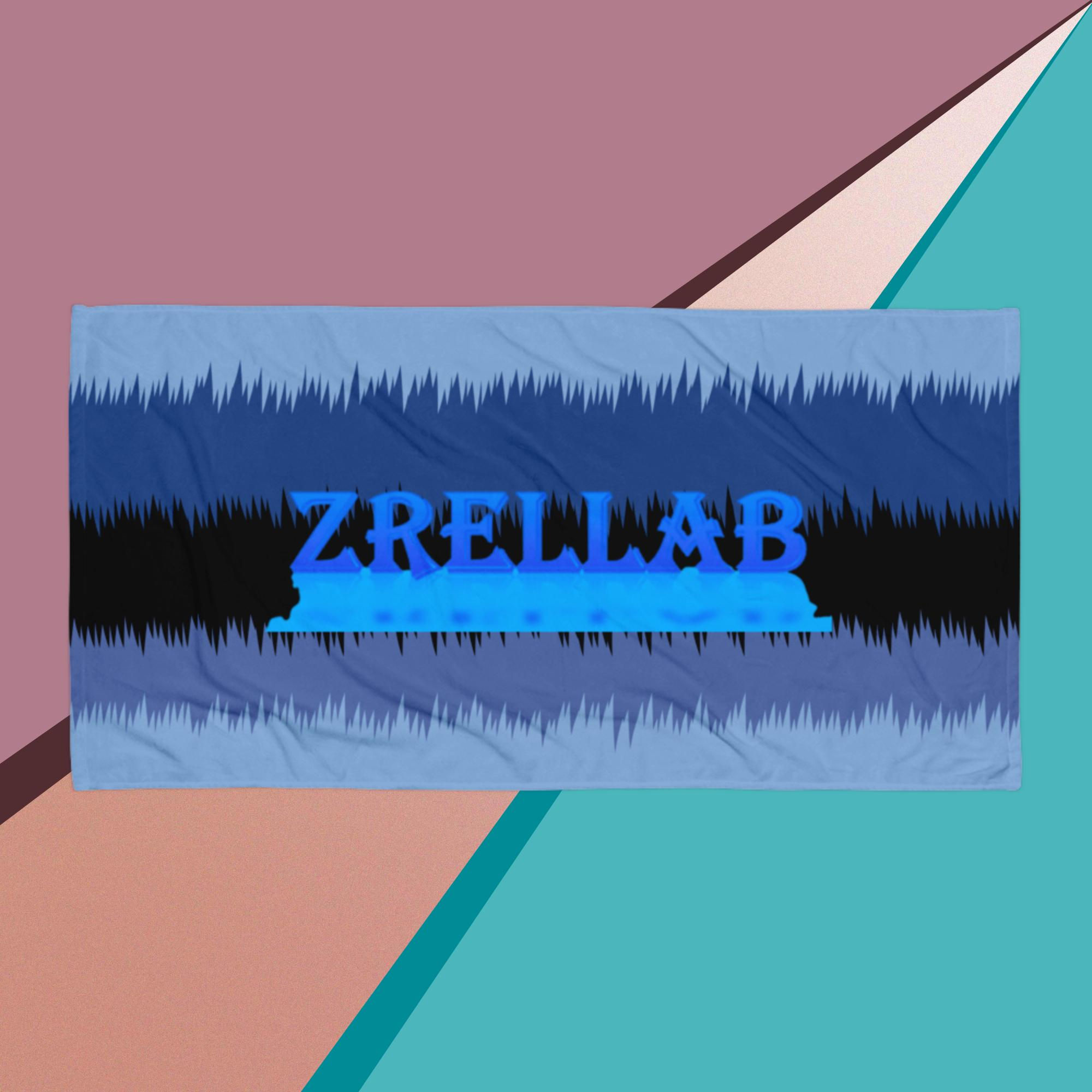ZRELLAB LTD Blue Flame 1 Towel