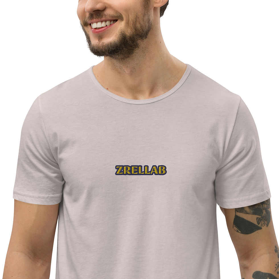 Thumbnail: ZRELLAB LTD Men's Curved Hem T-Shirt