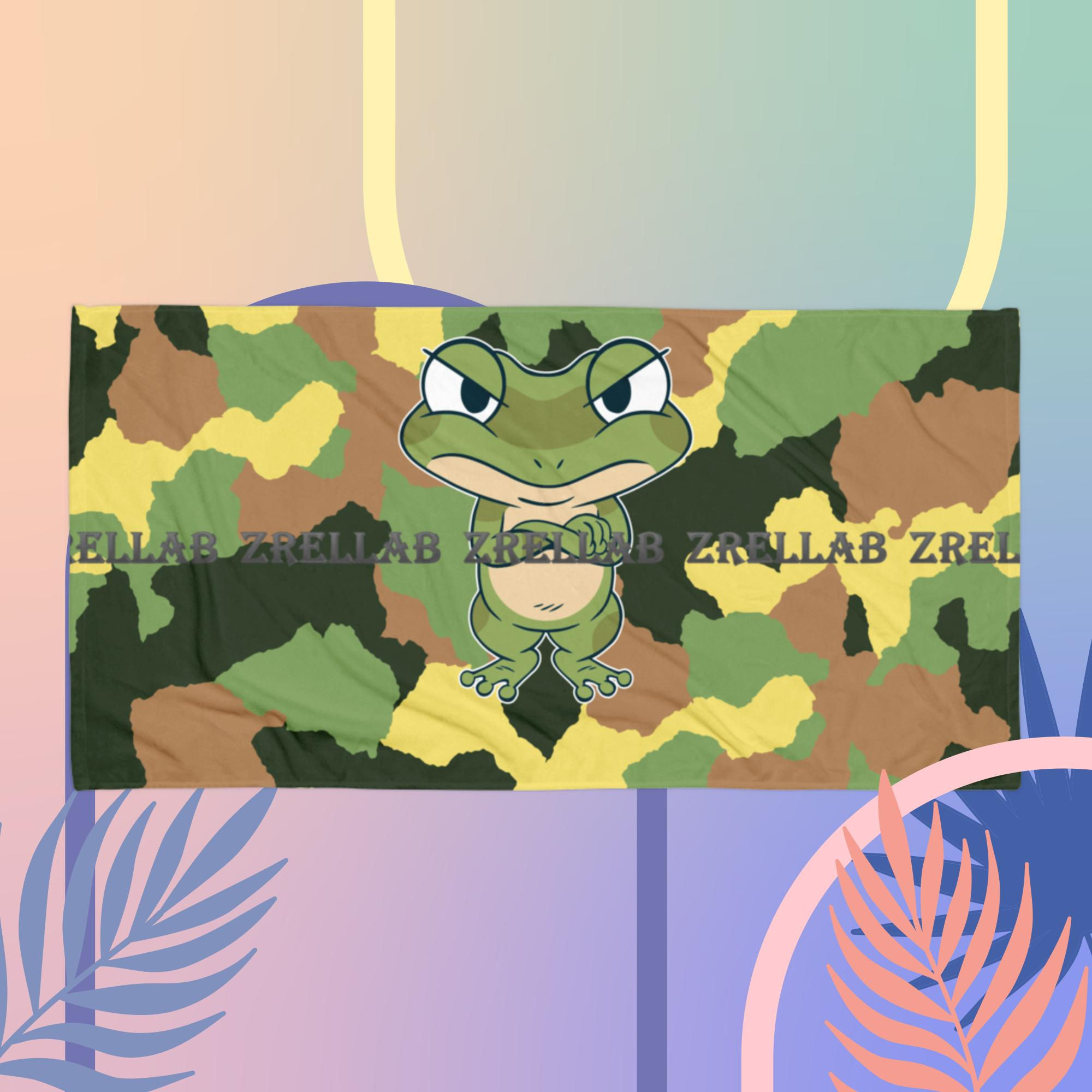 ZRELLAB LTD Camo Amphibian Line Towel