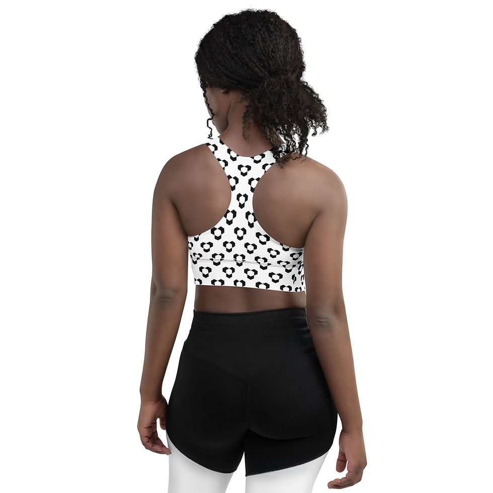 Thumbnail: ZRELLAB LTD LOGO Longline Sports Bra