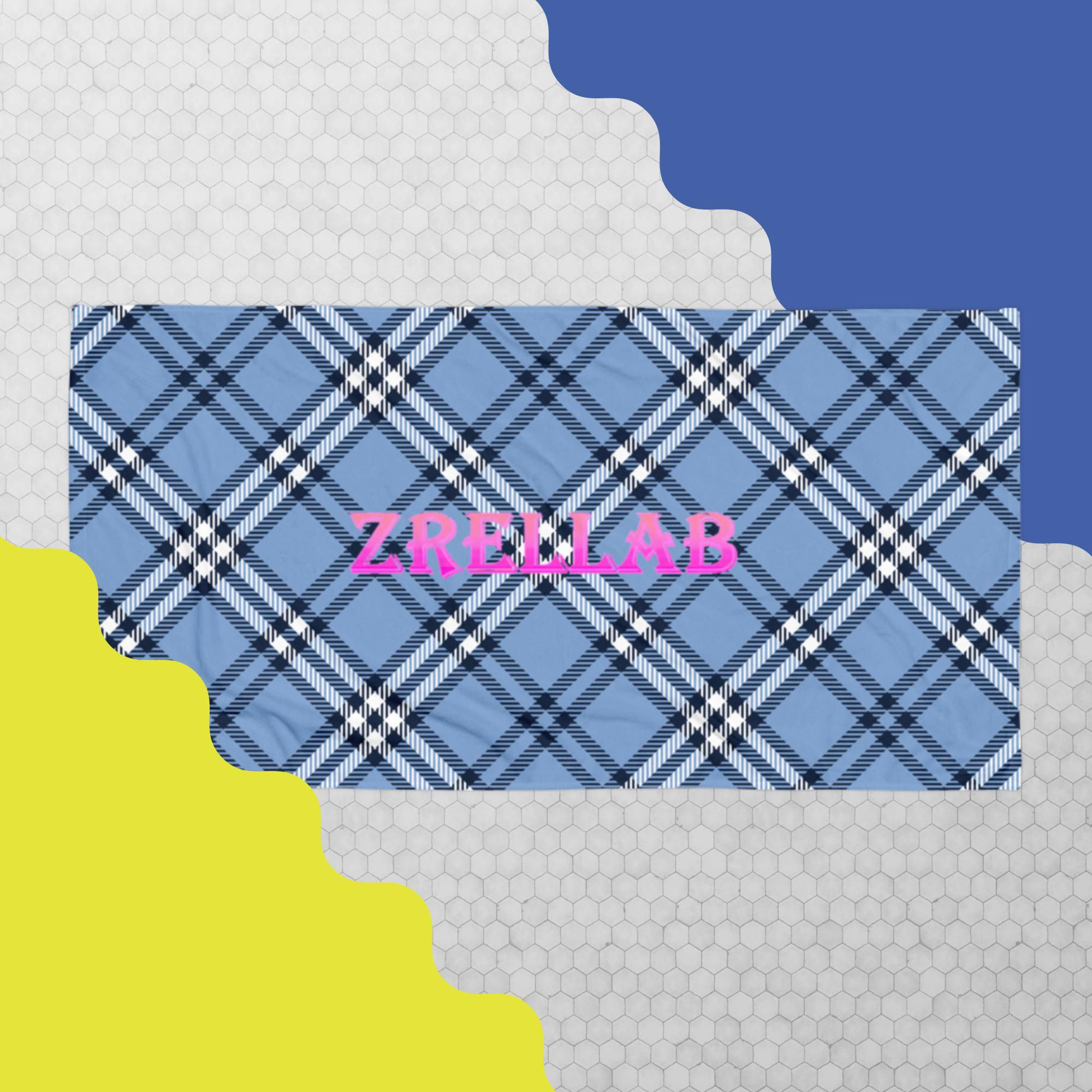 ZRELLAB LTD Blue Highlight Towel