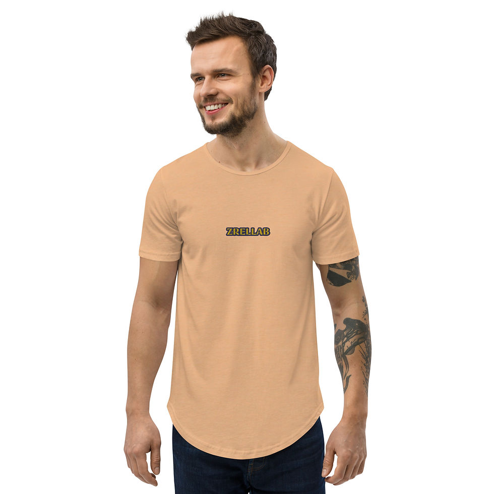 Thumbnail: ZRELLAB LTD Men's Curved Hem T-Shirt