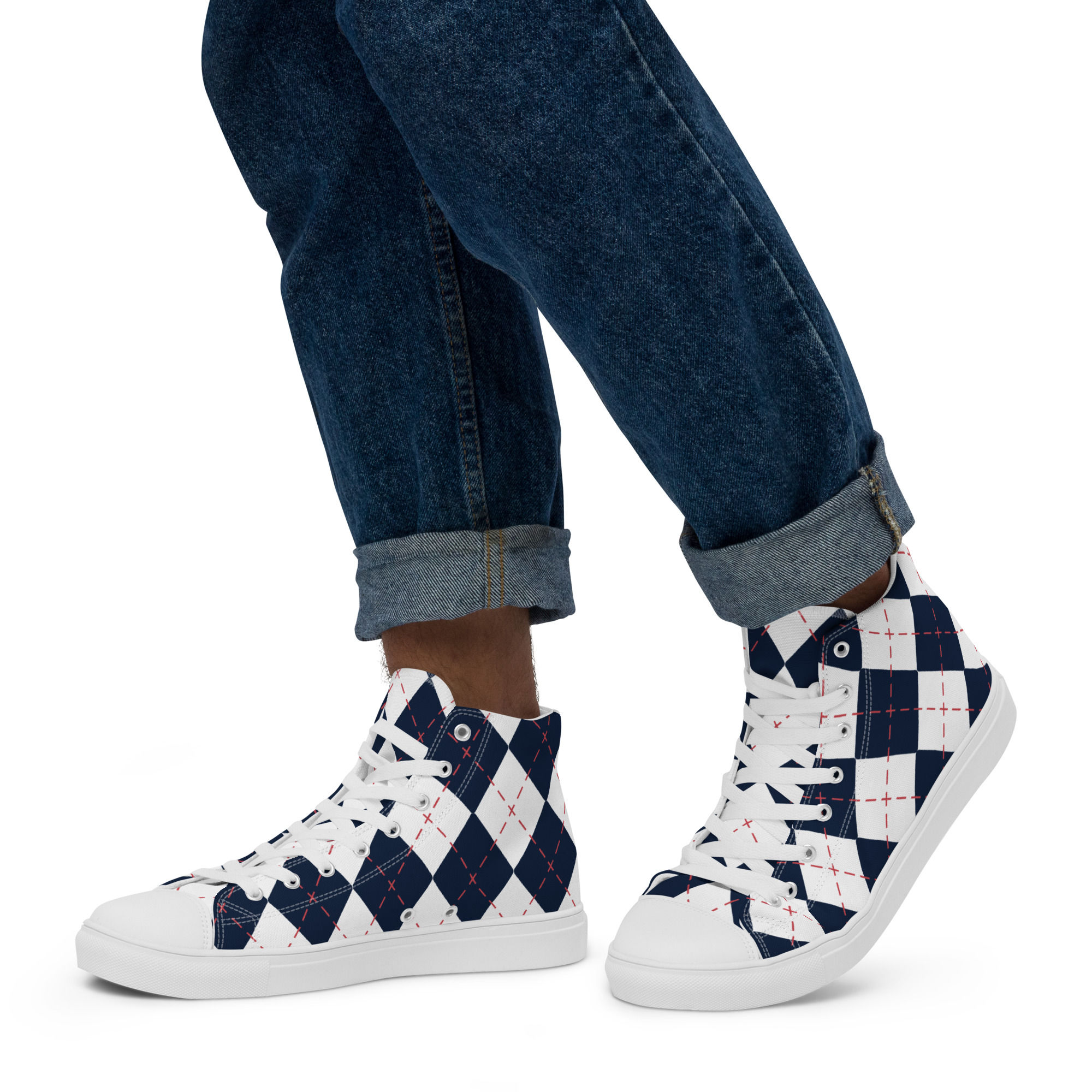 ZRELLAB LTD Men’s High Top ARGYLE