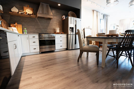 Woodpecker Brecon Vinyl Plank in Kitchen