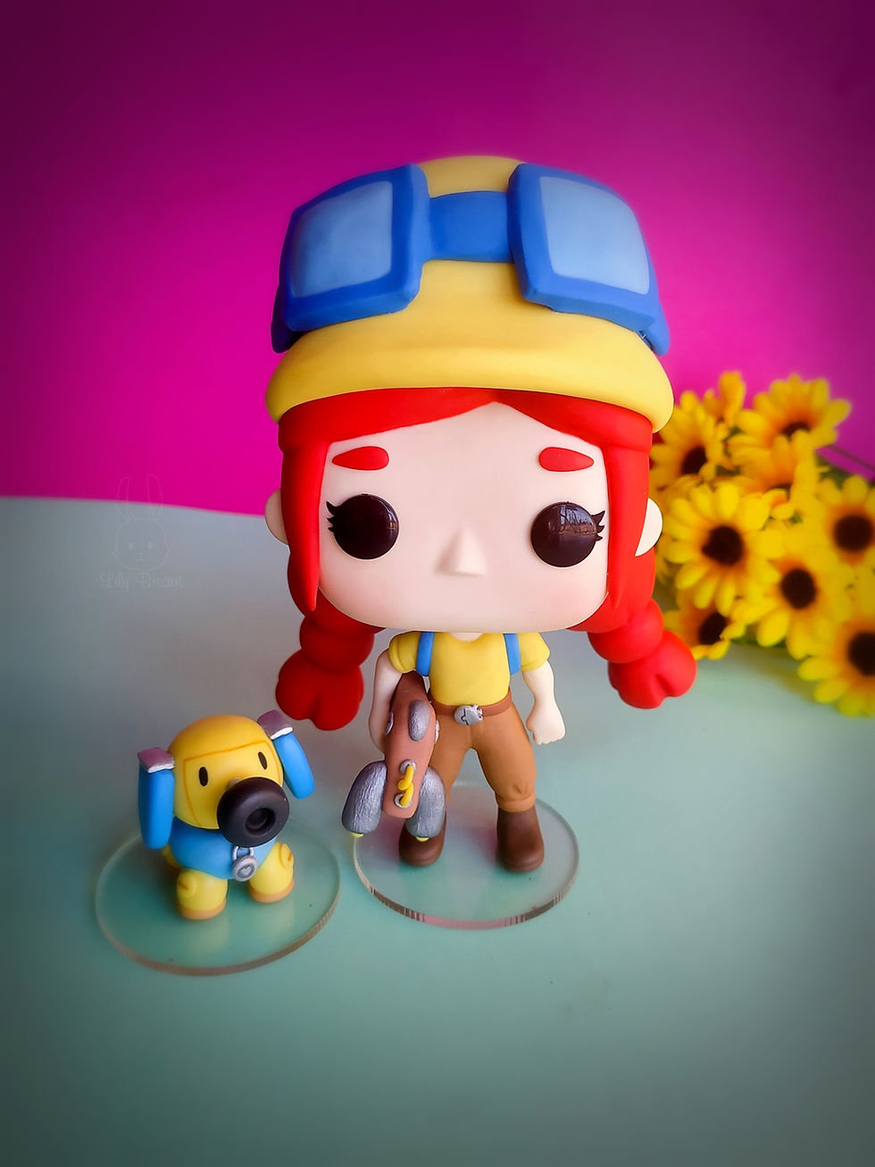 Miniatura: Funko pop - Jessie (Brawl Stars)+ com pet