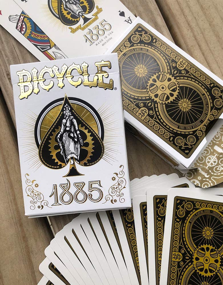 Thumbnail: Bicycle - 1885 Commemorative Poker Playing Cards Deck
