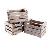 Old weathered boxes